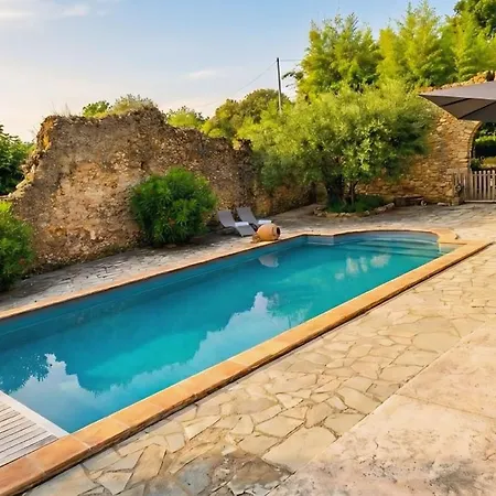 Mas 5 Etoiles Cevennes - 4h30 De Geneve - Calme Absolu Et Nature - Piscine 12m בית נופש Rousson (Gard)